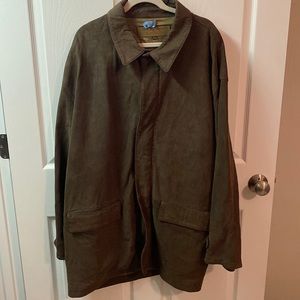 McKenzie Tribe soft brown leather jacket size XL